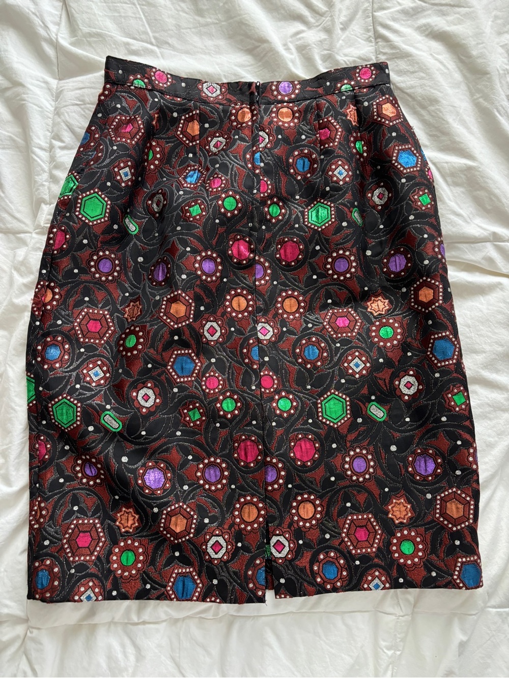 Guy Laroche Multicolor Embellished Midi Skirt - Picture 3 of 7